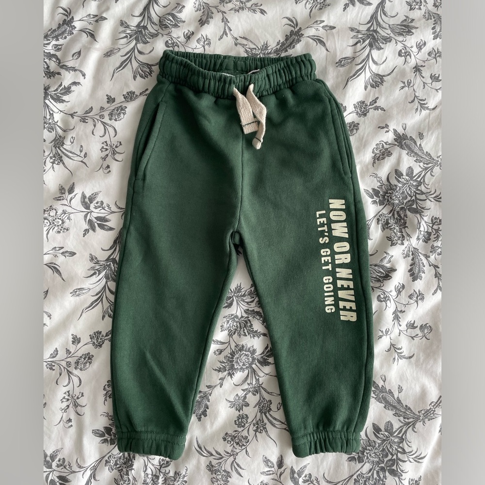 Zara baby sweatpants 12-18m